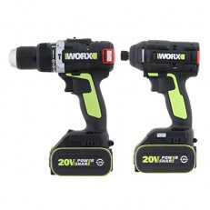 קיט מברגות 20V 2X4A מנוע ברש